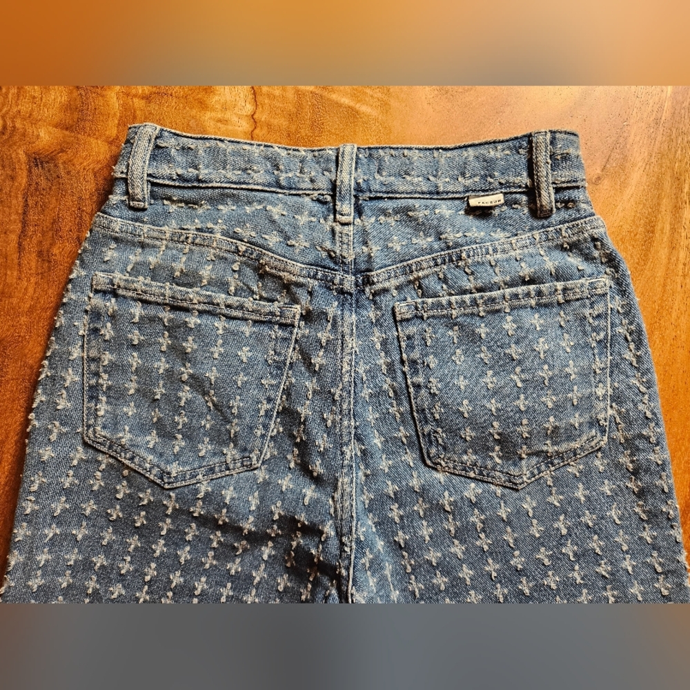Pacsun Medium Blue Distressed 90s Boyfriend Jeans Women's Size 27 - Picture 8 of 14